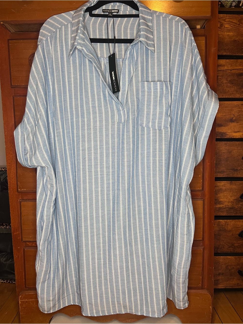 Fashion Nova Striped Mini Dress